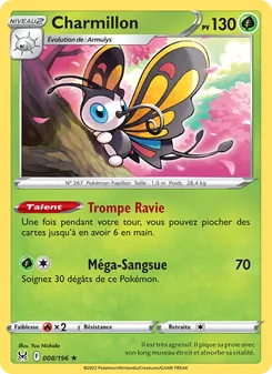 Carte Pokémon Charmillon 008