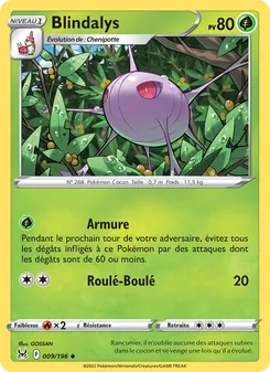 Carte Pokémon Blindalys 009