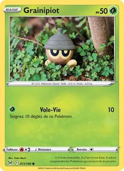Carte Pokémon Grainipiot 011