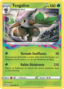 Carte Pokémon Tengalice 013