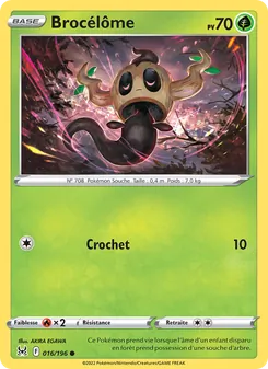 Carte Pokémon Brocélôme 016