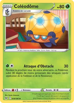 Carte Pokémon Coléodôme 019