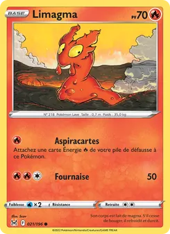 Carte Pokémon Limagma 021