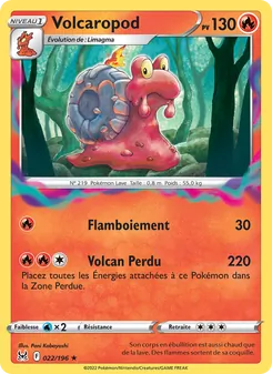Carte Pokémon Volcaropod 022