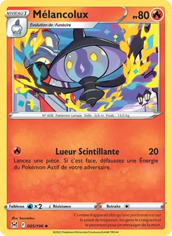 Carte Pokémon Mélancolux 025