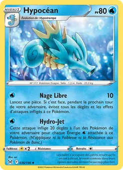 Carte Pokémon Hypocéan 036