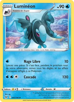 Carte Pokémon Luminéon 041