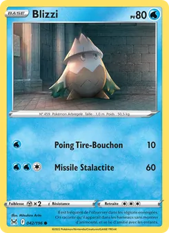Carte Pokémon Blizzi 042