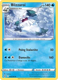 Carte Pokémon Blizzaroi 043