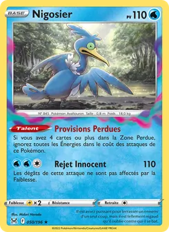 Carte Pokémon Nigosier 050