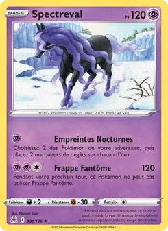 Carte Pokémon Spectreval 081