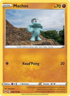 Carte Pokémon Machoc 086