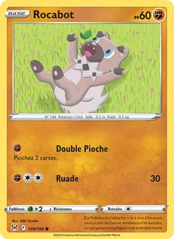 Carte Pokémon Rocabot 109