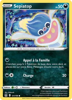 Carte Pokémon Sepiatop 121