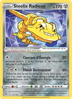 Carte Pokémon Steelix Radieux 124