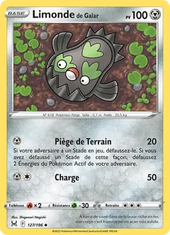Carte Pokémon Limonde de Galar 127