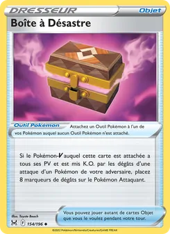 Carte Pokémon Boîte à Désastre 154