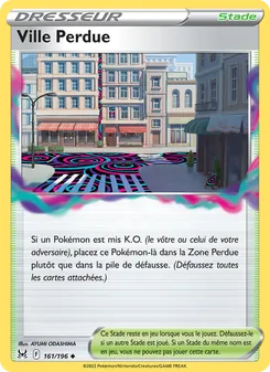 Carte Pokémon Ville Perdue 161
