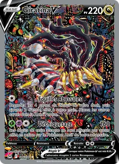 Carte Pokémon Giratina V 186 — Origine Perdue