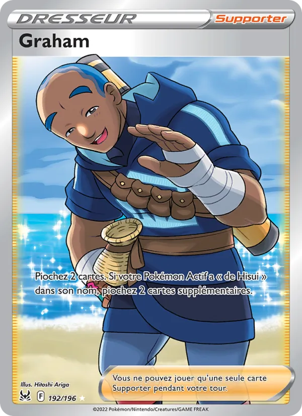 Carte Pokémon Graham 192/196 de l'extension Origine Perdue