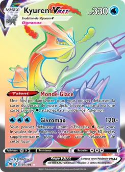Carte Pokémon Kyurem VMAX 197 — Origine Perdue