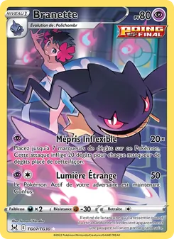 Carte Pokémon Branette TG07