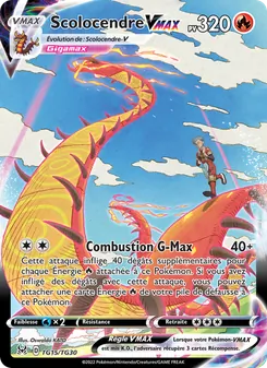 Carte Pokémon Scolocendre VMAX TG15 — Origine Perdue