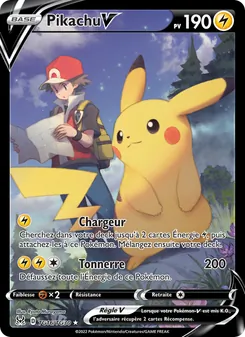 Carte Pokémon Pikachu V TG16 — Origine Perdue