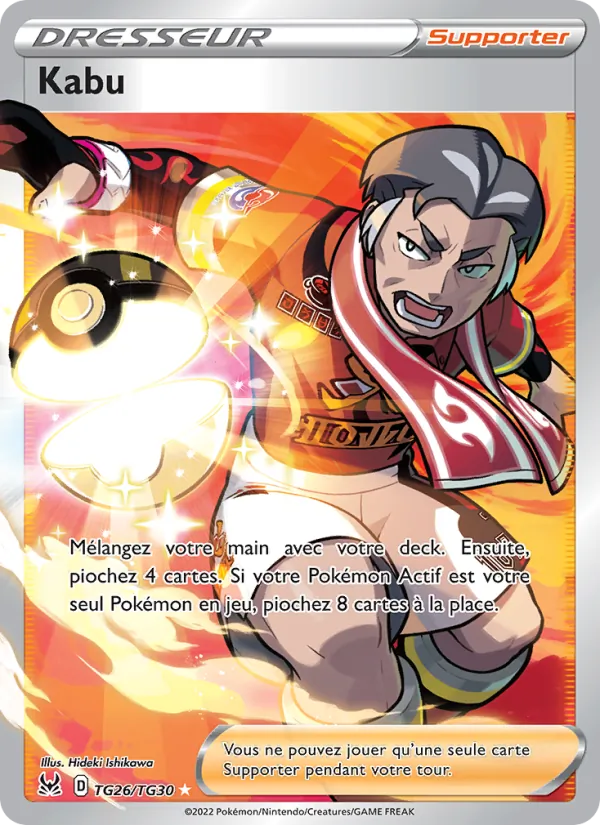 Carte Pokémon Kabu TG26/196 de l'extension Origine Perdue
