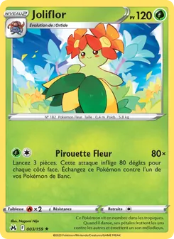 Carte Pokémon Joliflor 003