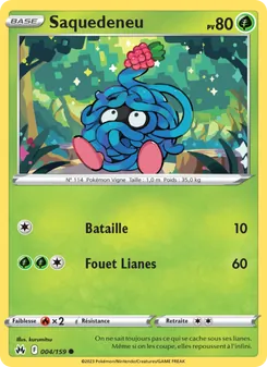Carte Pokémon Saquedeneu 004