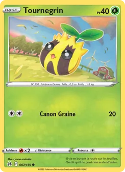 Carte Pokémon Tournegrin 007