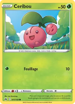 Carte Pokémon Ceribou 011
