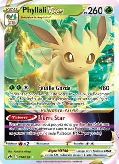 Carte Pokémon Phyllali VSTAR 014
