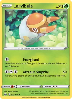 Carte Pokémon Larvibule 015