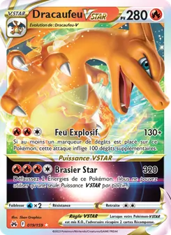 Carte Pokémon Dracaufeu VSTAR 019