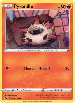 Carte Pokémon Pyronille 024