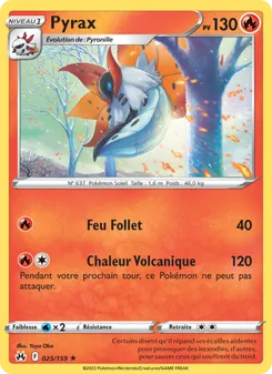 Carte Pokémon Pyrax 025
