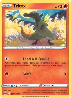 Carte Pokémon Tritox 027