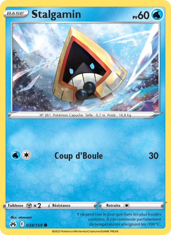 Carte Pokémon Stalgamin 034/159 de l'extension Zénith Suprême