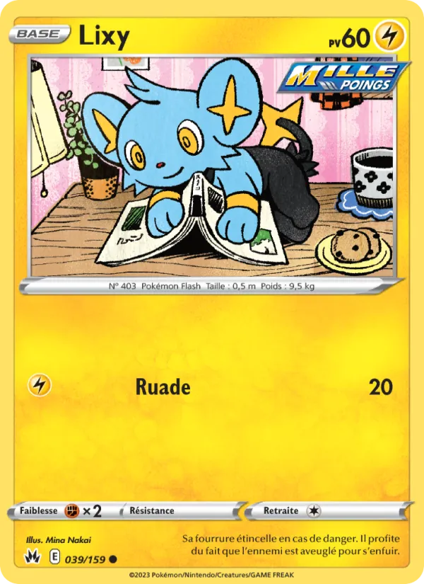 Carte Pokémon Lixy 039/159 de l'extension Zénith Suprême