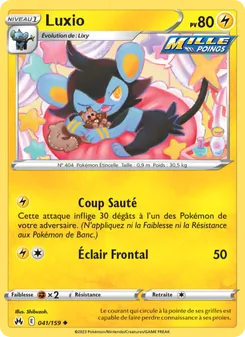 Carte Pokémon Luxio 041