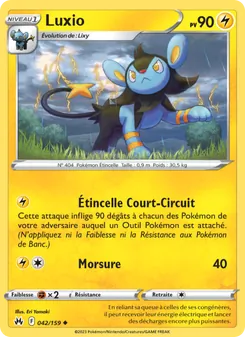Carte Pokémon Luxio 042