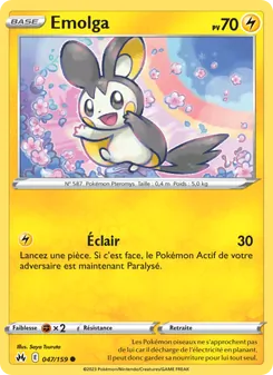 Carte Pokémon Emolga 047