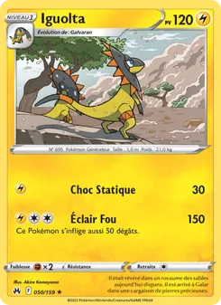 Carte Pokémon Iguolta 050