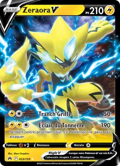 Carte Pokémon Zeraora V 053
