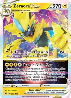 Carte Pokémon Zeraora VSTAR 055