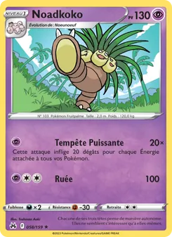 Carte Pokémon Noadkoko 058