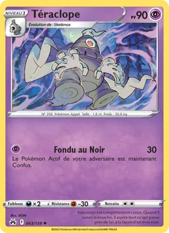 Carte Pokémon Téraclope 063