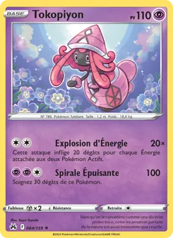 Carte Pokémon Tokopiyon 064